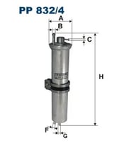 FILTRON PP8324 Yakit Filtresi 16126750475