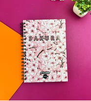 Pembe Sakura Tasarımlı Konuşan Ajanda