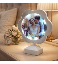 storebaskı Led Işıklı Sihirli Papatya Ayna – Kişiye Özel Fotoğraflı