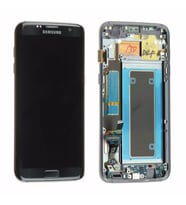 Samsung Galaxy S7 EDGE G935 LCD Ekran Dokunmatik Revize Siyah