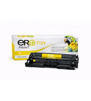 Canon T12Y Çipli Sarı Muadil Toner