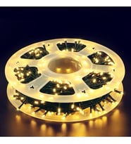 50 Metre Gün Işığı İp Led 220V Prize Takılabilir Süsleme Ledi Prinç Led Yılbaşı Dekorasyon Ledi (Günışığı)