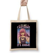 Cute Anime Obsessed It s Not Cartoons It s Anime Bez Çanta Uzun Saplı