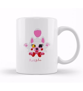 Lil' Mangle Fnaf Video Games Kupa Bardak Porselen