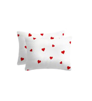 %100 Pamuklu Kalpli Flanel Kumaşından Yastık Kılıfı 50x70 ( 2 Adet )