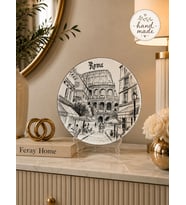 Dekoratif Seramik Tabak 30 cm Collection Roma Temalı