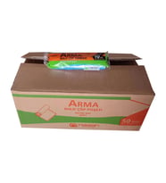Arma Standart Büyük Boy 50 Litre Çöp Torbası Poşeti / 65 x 80 Cm - Mavi - 10 Adetlik 50 Rulo / Koli