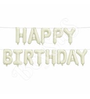 Happy Birthday Folyo Banner Krem
