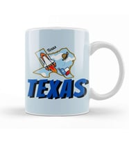 Texas Vintage Retro Rainbow Style Kupa Bardak Porselen