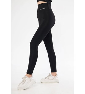 Lesa Wear Yüksek Bel Likralı Toparlayıcı Ve Sıkılaştırıcı Tayt (Siyah)