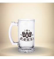 Cam Bi·ra Bardağı - Beer Yazılı Özel Tasarım