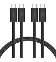 Belkin 2'Li Örgülü Usb-C - Usb-C Kablo, 1,5 M, 60 W – Yumuşak, Esnek Ve Hızlı Şarj Kablosu, Iphone 1