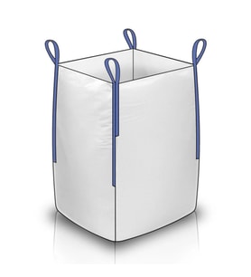 Gogoey BiG BAG ÇUVAL 90x90x75 Altı Kapalı Üstü Açık 1 Adet (Beyaz)