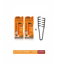 Fontenay Saç Şekillendirici Pudra Toz Wax Ultra Strong 20gr X2 + Mucizevi Saç Tarağı 3'lü Set