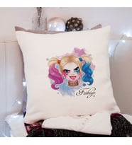 Harley Quinn Tasarımlı Yastık Kişiye Özel