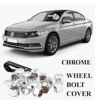 PASSAT B8 SEDAN 2015-2018 MODEL ARASI UYUMLU 20 ADET ŞİFRESİZ-1Z KROM BİJON KAPAĞI TAKIM