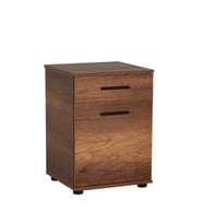 Adore Mobilya Trendline Çekmeceli Kapaklı Komodin-Koyu Ceviz(Oslo Ceviz) 40x57x39 cm (GxYxD)