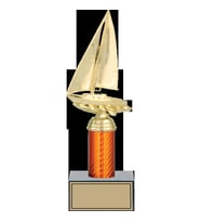 ODAK KUPA - Figürlü Kupalar - Yelken Figürlü Kupalar FG-003 A - 28 cm