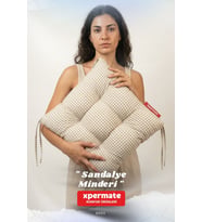 Pötikareli Sandalye Minderi 40x40 Pofidik Piknik Minderi