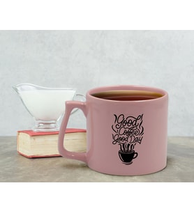 BK Gift Pastel Pembe Middle Kupa Bardak, Arkadaşa Hediye, Ev Hediyesi, Doğum Günü Hediyesi, Ofis Hediyesi-2