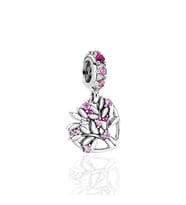 Nur Silver Kalpli Hayat Ağacı Sallantılı Gümüş Charm NUR-BL01041