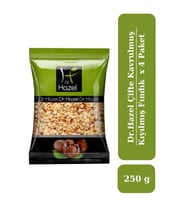 Drhazel Çifte Kavrulmuş Kıyılmış Fındık 250 g x 4 Paket
