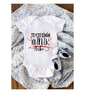 Unisex Bebek Beyaz Zıbın