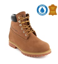 Hush Puppies Empresa 725039 Gerçek Deri, Anatomik, WaterResist Kadın Bot Tarçın