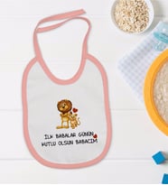 BK Kids Pembe Bebek Mama Önlüğü - Model 29
