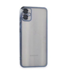 Samsung Galaxy A05 Kılıf Kamera Korumalı Lensli Silikon - Lacivert
