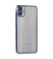 Samsung Galaxy A05 Kılıf Kamera Korumalı Lensli Silikon - Lacivert