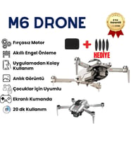Aerial M6 Engel Tanıma Sensörlü,4K HD Özellikli Katlanabilir Drone