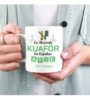 Kuaför Anneye Hediye Kupa (Beyaz)
