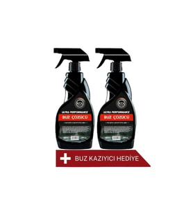 Ultra Performance Red Buz Çözücü Sprey 2 Adet 500 ml Buz Kazıyıcı Hediye