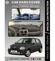 RENAULT CLIO 2 EKRANLI (2001-2012) Torpido Örtüsü Ön Göğüs Koruma Torpido Koruma Araca Özel