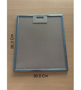 Davlumbaz Alüminyum Filtre 30.5 Cm / 26.3 CmBütün Markalara Uyumludur.