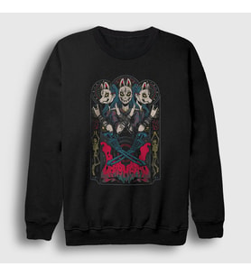 Presmono Unisex Siyah Poster Müzik Babymetal Sweatshirt 529038tt