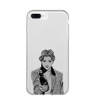 Iphone 7 PLUS - 8 PLUS Uyumlu Anime Monster Tasarımlı Şeffaf Telefon Kılıfı