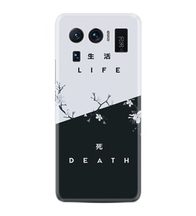 Xiaomi Mi 11 Ultra Kılıf Resimli Desenli Baskılı Silikon Life And Death 1339