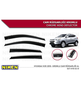 HYUNDAİ İX35 2010 2011 2012 2013 2014 2015 MODEL NİKEN KROMLU CAM RÜZGARLIĞI
