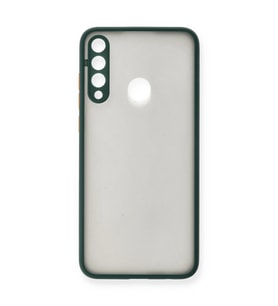 Huawei Y6p Kılıf Montreal Silikon Kapak - Yeşil