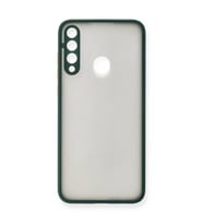 Huawei Y6p Kılıf Montreal Silikon Kapak - Yeşil