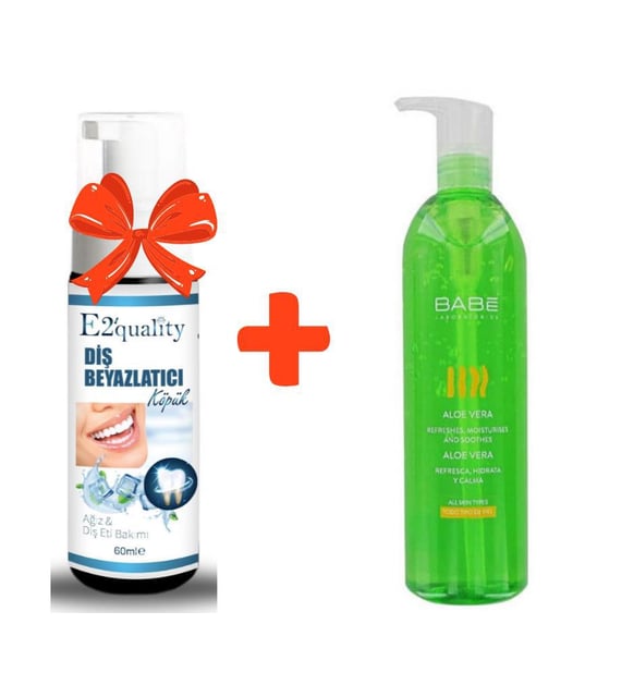 E2'quality Di Beyazlatc Kpk + Babe Aloe Gel 300 ML Vcut Nemlendiricisi