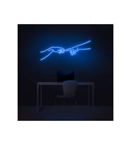 Hand Of God Figürlü Neon Tabela