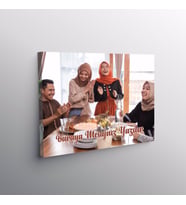 Kişise Özel Resimli Yazılı Full Hd Kanvas Tablo