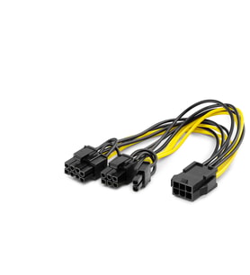 Sata Power Y Kablosu 2 In 1 - Siyah HDX5536