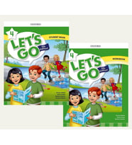 Let's Go: Level 4: Student Book + Workbook with Downloadable Audios
