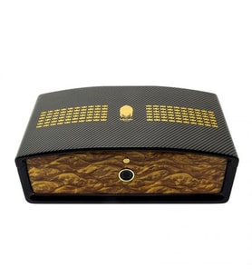 Lubinski Special Edt. Carbonfiber Parmakizi Humidor Puro Kutusu 80's LB-013