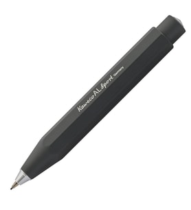 Kaweco 10000103 AL Sport Metal 0.7 Versatil Kalem Siyah  İsme Özel Kalem (Karışık)