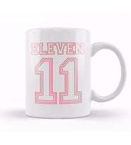 Stranger Things Eleven Team Number Kupa Bardak Porselen